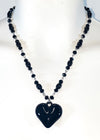 gothic heart necklace by pink brigade for pinky star