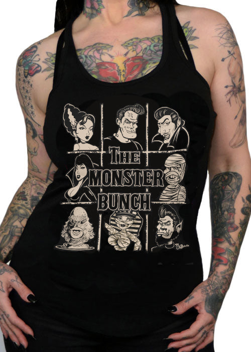 Monster bunch halloween gothic monster horror tank by pinky star