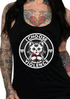 I choose violence cat lovers tank by pinky Star 