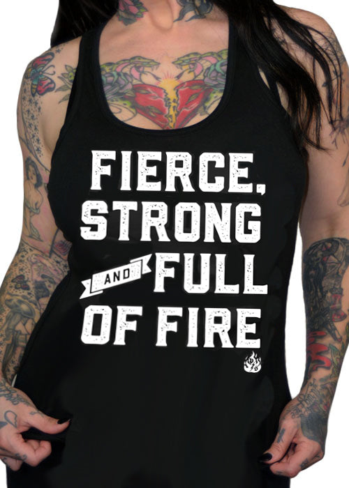 Fierce Strong and full of fire - pinky star