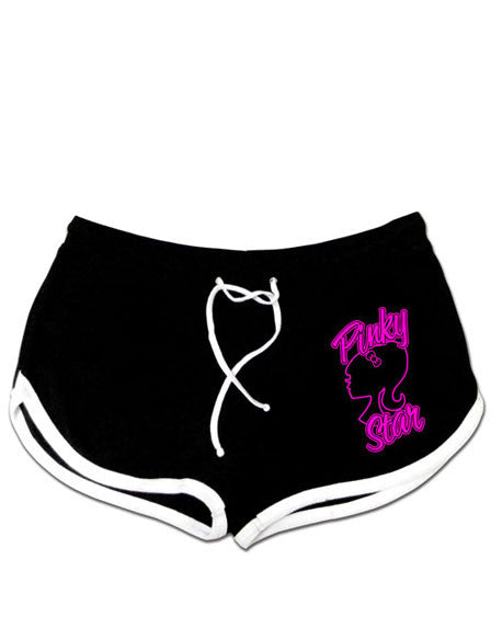 Pinky Star Silhouette Shorts