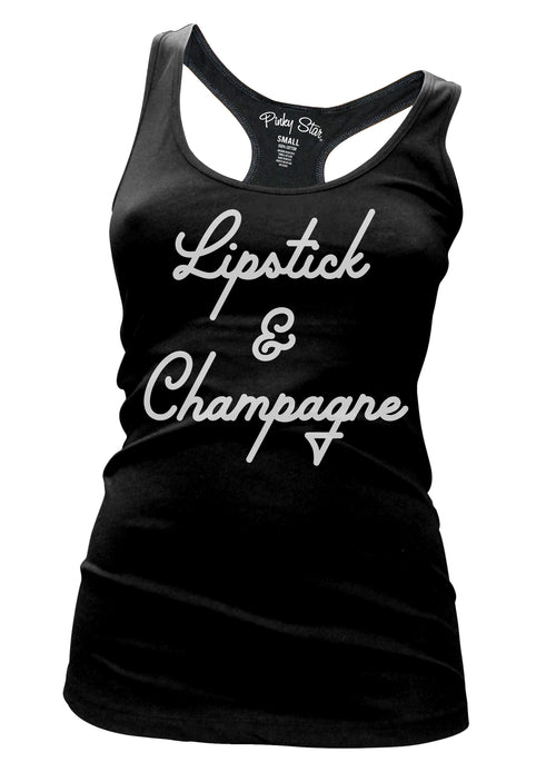 lipstick and champagne - pinky star