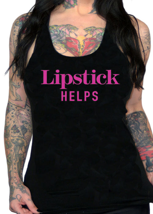 lipstick helps tank - pinky star